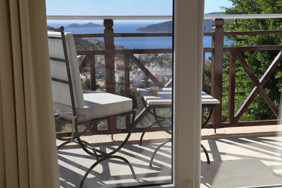 Sea views to the islands from master bedroom and private balcony