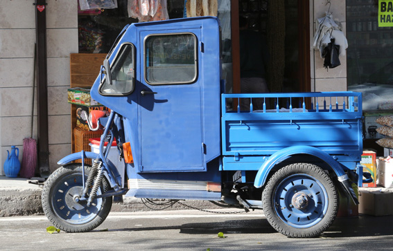 Old Turkish lorry bike