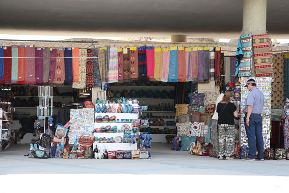 Tourist stalls at Saklikent